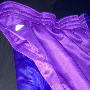 Purple adidas cargo shorts men’s size large
